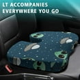 thumbnail image 4 of Premium Galaxy Pattern Memory Foam Seat Cushion Ergonomic Chair Pad for Office Chair, Car, Airplane & Bleachers Sciatica, Tailbone Hip & Back Pain Relief - Chair Cushion for Long Office Workers., 4 of 5