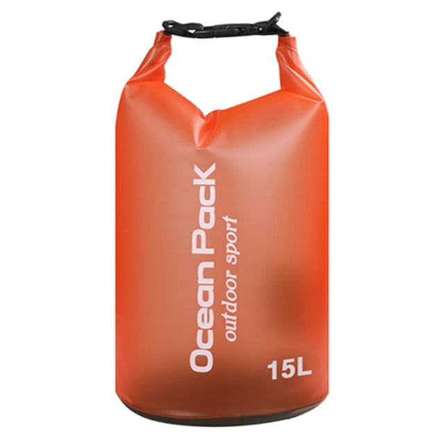 Sac à Dos Étanche Pliable en PVC 2 L / 5 L / 10 L / 15 L / 20 L pour Natation, Rafting, Kayak, Bateau, Pêche, Sac de Rangement