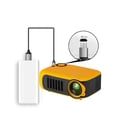 thumbnail image 2 of Mini proyector LED portátil para exteriores, miniproyector móvil de alta definición 1080P, proyector para niños, 2 of 3