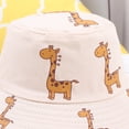 thumbnail image 2 of Yoyauz Baby Sun Hat Summer Beach UPF 50+ Sun Protection Baby Boy Cartoon Animal Print Hats Toddler Sun Hats Cap for Baby Girl Kid Bucket Hat, 2 of 7