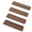 Coffee color, variant on Pack of 4 Stair Step Cover with Adhesive Feature for Nonslip and Fast Setups