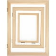 thumbnail image 1 of MasteelfCA 3 Pcs Paper Making Frames Paper Making Screens Wooden Frame Paper Making Mould Paper Making Supplies, 1 of 8