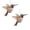 A 2 Pcs, variant on Hummingbird Christmas Ornament,Colorful Hummingbirds Tree Decor,Stacked Hummingbird Ornament for Christmas Decorations Indoor Outdoor,Winter Hummingbirds Home Decoration for Bird Lovers,A,3.15"