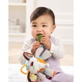 thumbnail image 5 of Skip Hop Bandana Buddies Baby Activity and Teething Toy with Multi-Sensory Rattle and Textures, Elephant, 5 of 5