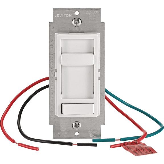 Leviton 661F Toggle Switch in White — UL Listed for US Residential Electrical Code Compliance, Drop-in NEC-Standard Wiring