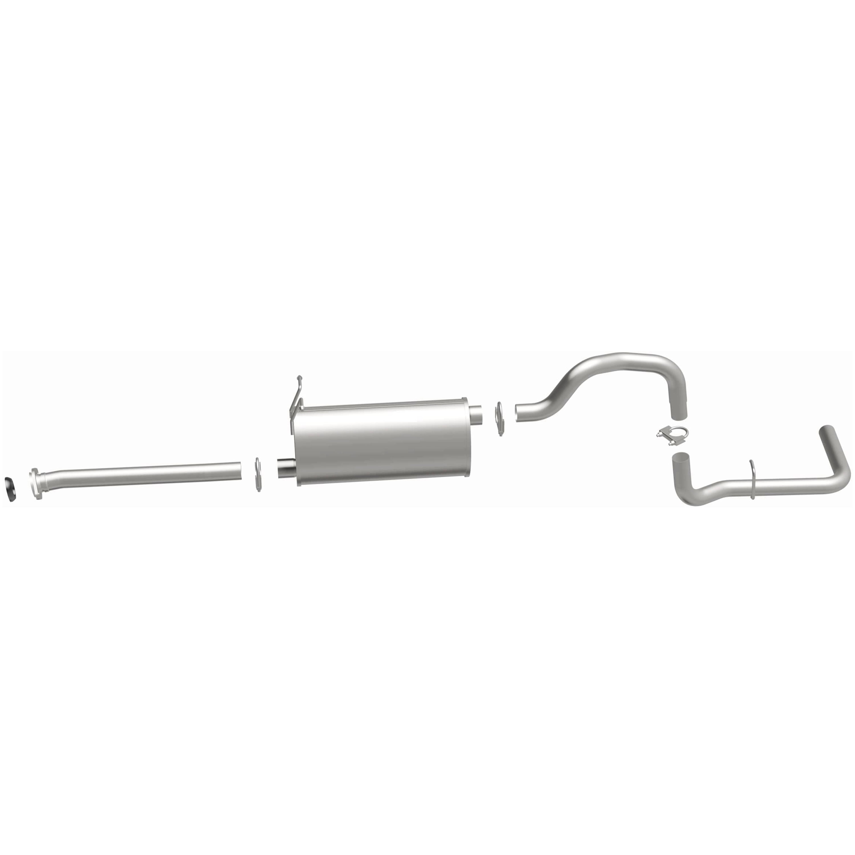 BRExhaust OE Replacement Exhaust System Kit 106-0462: Compatible with 2004-2011 Ford Ranger 2.3L, 2005-2009 Mazda B2300 2.3L