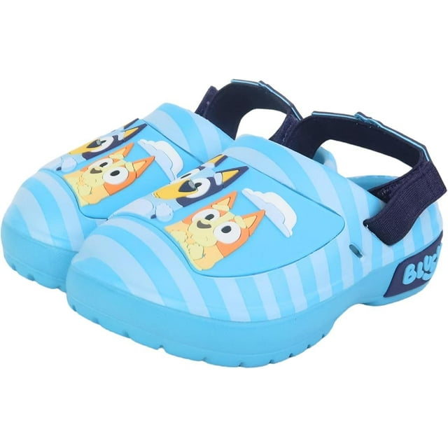 Zuecos para Niños Bluey sin Cordones Impermeables con Correa Ajustable Tallas 5-13