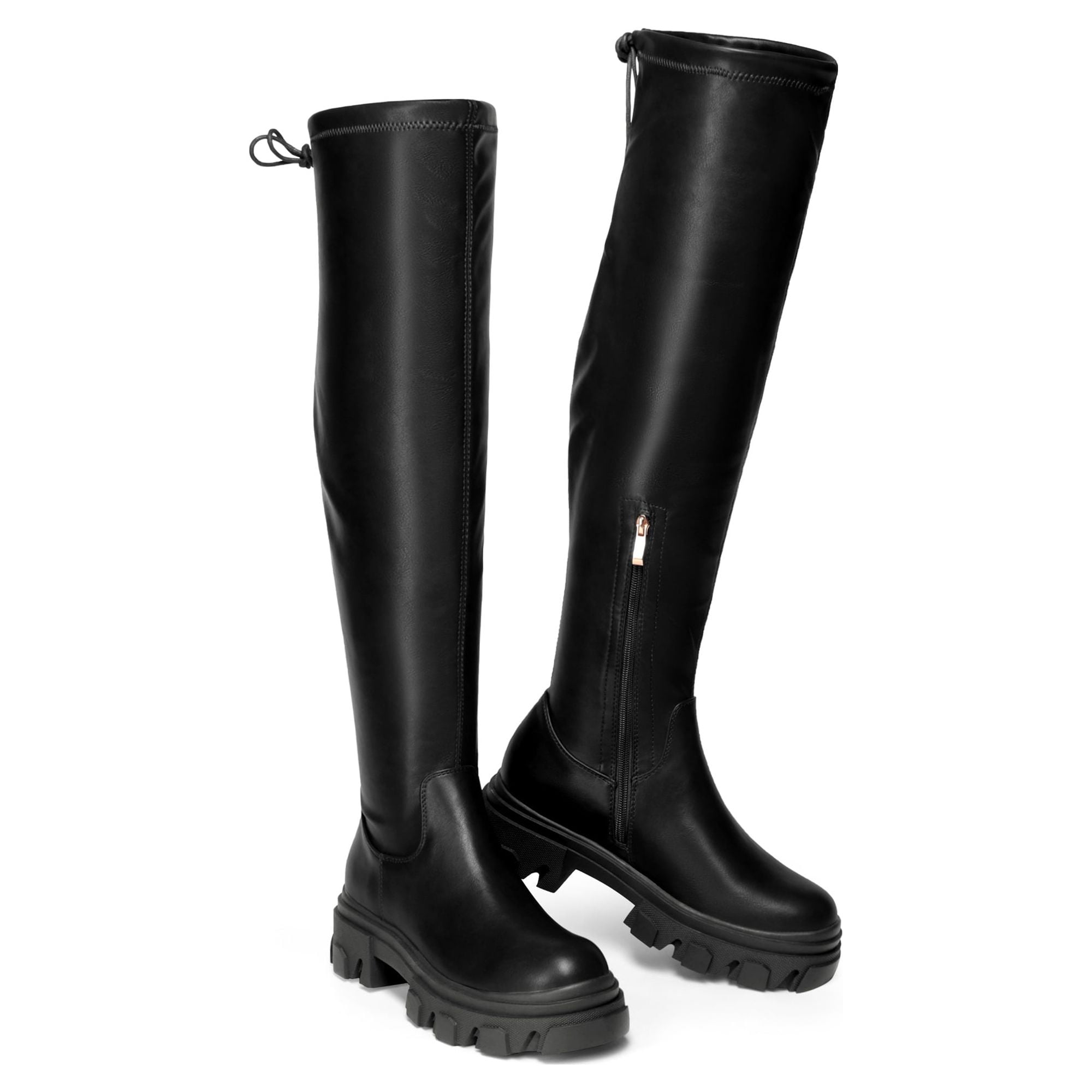 Jerry over the knee lug sale sole boot