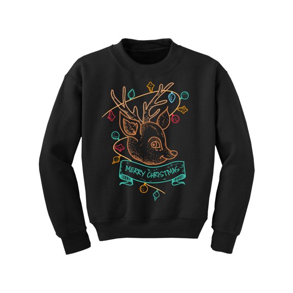 Awkward Styles Christmas Sweater for Boys Girls Kids Youth Little Xmas Deer Sweatshirt