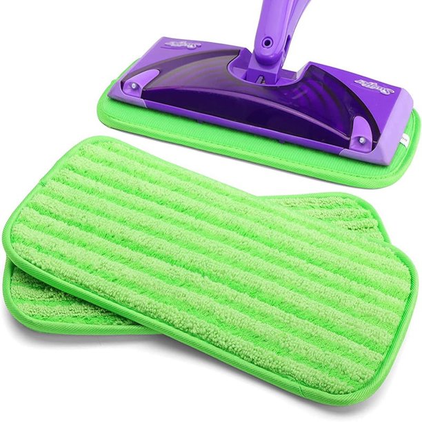 Accesorios para la cabeza del trapeador YONGSHENG 2PCS Almohadilla de trapeador eficiente en seco y húmedo