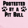 thumbnail image 2 of CafePress - Protected By A Pit Bull Body Suit - Baby Light Bodysuit, Size Newborn - 24 Months, 2 of 4