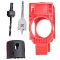 thumbnail image 2 of 2X Door Lock Installation Kit,Door Hole Drilling Kit for Deadbolts and Locksets with Guide Template, Door Lock Hole Saw, 2 of 9
