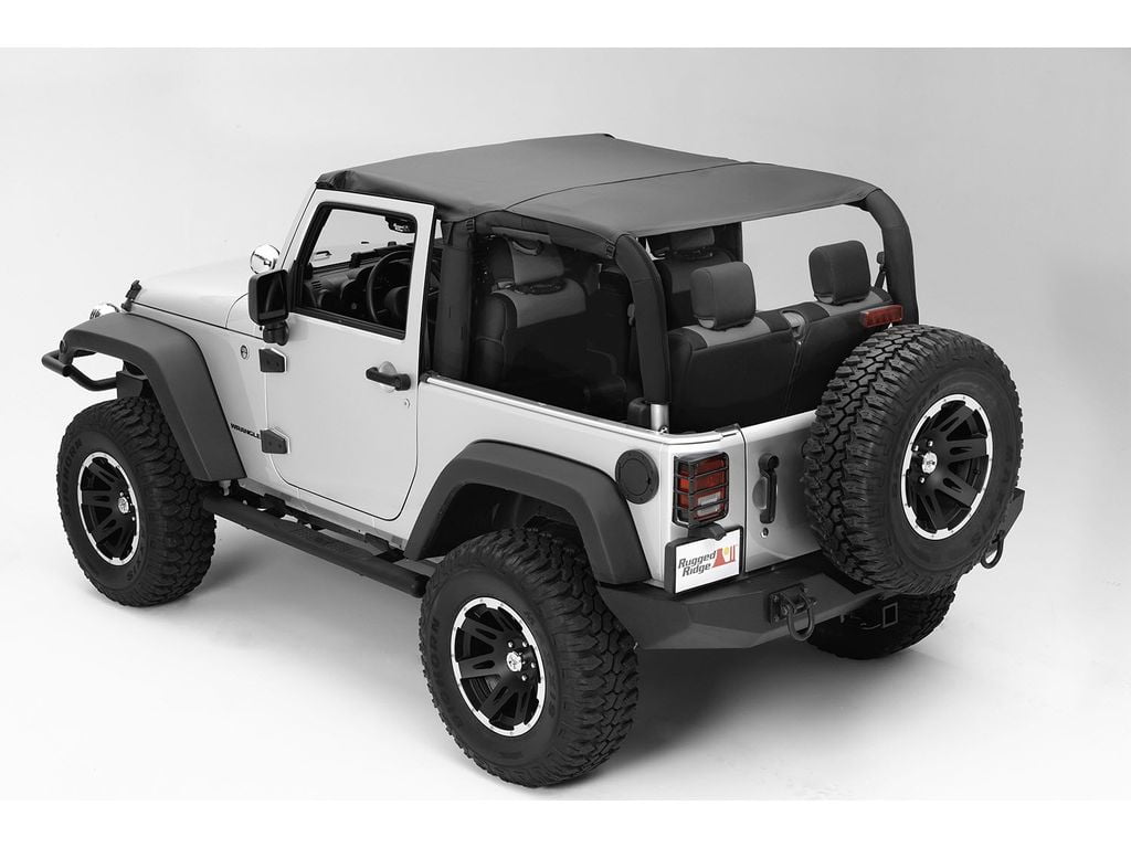 Rugged Ridge by RealTruck Pocket Island Topper for Wrangler JKU 4-Door | Black | 13592.35 | Compatible with 2010-2018 Jeep Wrangler JKU 4-Door