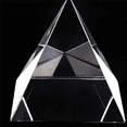 thumbnail image 3 of 2X Prism Optical Glass Pyramid 40mm High Rectangular Polyhedron Suitable for Teaching Experiments,2 x pyramid prism,transparent, 3 of 6