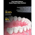 thumbnail image 4 of MySmile Powerful Cordless 350ML Water Flosser Portable OLED Display Dental Oral Irrigator with 5 Pressure Modes 8 Replaceable Jet Tips and Storage Bag, 4 of 4