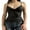 Black, variant on Hirigin Women's Y2K Lace Cami Tank Crop Top Sexy Mesh See Through Spaghetti Strap Camisole Backless Bustier Going Out Tops