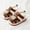 Brown, variant on Summer Outdoor Shoes Baby Boys Girls Squeaky Little Bear Sandals Non-Slip Soft Rubber Sole Closed Toe Infant Sandals 0-2 Years
