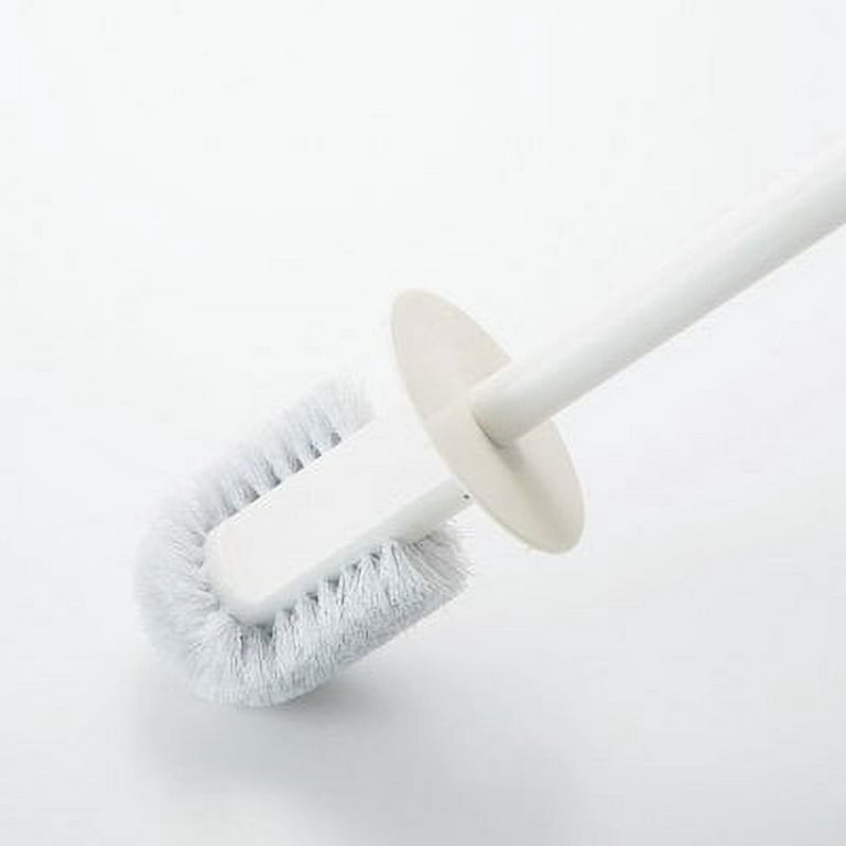 MUJI Toilet Brush with Case Width 10 x Depth 10 x Height 38cm 38755654 White