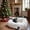 White, variant on 4 Cave Shuttled XL Cat Tunnel Bed for Indoor Cats Peekaboo Toy Donut with Warm Mat