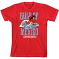 thumbnail image 3 of Gulf of Mexico Always & Forever Youth Red Crew Neck Short Sleeve Tee-Medium, 3 of 4