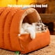 thumbnail image 5 of Manta para sofá, cama para mascotas, casa para mascotas, cama para gatos, cama extraíble para perros, cama cálida para gatos en invierno, nidos para mascotas de dos usos, tapete para mascotas, cama de, 5 of 6