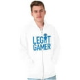 thumbnail image 4 of Legit Gamer Video Games Nerdy Geeky Zip Hoodie Sweatshirt Men Brisco Brands X, 4 of 6