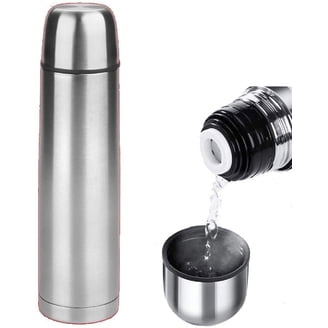 Alpine Cuisine Stainless Steel Thermos Vacuum 5-L Hand Pressed with Plastic  Handle & Lid, Leak-Proof Sports drinks jug flask for Water Coffee Tea,  Comfortable & Lightweight, Hot & Cold Beverage - Walmart.com