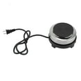 thumbnail image 3 of Hinzonek Mini Electric Heater Stove, 500W Round Hot Plate Portable Countertop Burner For Ceramic Glass Kettle Single Plate Cooktop, Easy to Clean Multifunction Home Kitchen Hot Burner,Black, 3 of 10