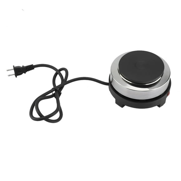 Fdit Stove Cooking Plate,Portable 500W Electric Mini Stove Hot Plate Multifunction Home Heater (US Plug 110V), Coffee Heater