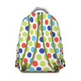 thumbnail image 3 of Ocean Beach Scenery Backpack Abstract Boho Watercolor Rainbow Gradient Design Starry Night Students School Bag, 3 of 6