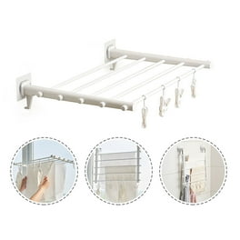 Laundry Racks For Drying Clothes Wall Mounted Hidden Clothes Drying ...