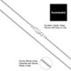 thumbnail image 3 of Kooljewelry Collar De Cadena De Trigo Redonda De Plata De Ley (1,5 Mm, 16 Pulgadas), 3 of 5
