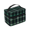 thumbnail image 4 of Handbag Travel Bag Cosmetic Bag 9×6.3×6.7in Multi-Function Bag Large Capacity For Camping Travel Family Travel Green Buffalo Plaid Check Tartan Scotland_1, 4 of 6