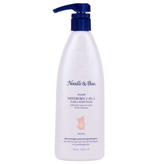 Gel de baño para cabello y cuerpo 2 en 1 para bebés Noodle & Boo Lavender 480 ml