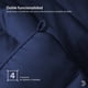 thumbnail image 5 of Edredón Acolchado Dreamlab azul marino King sobredimensionado, 5 of 8