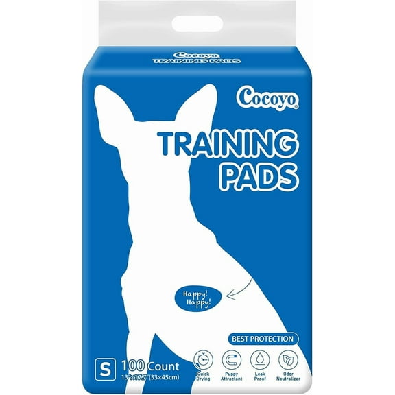 nobrand Best Value Training Pads 100 Count 13“ by 17.7”| Dog Pee Pads | Super Absorbent Puppy Pads,Blue