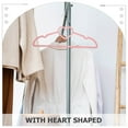 thumbnail image 2 of 10 pcs Plastic Heart Hangers Coat Hangers Clothes Hangers Dress Hanging Hangers for Home, 2 of 6