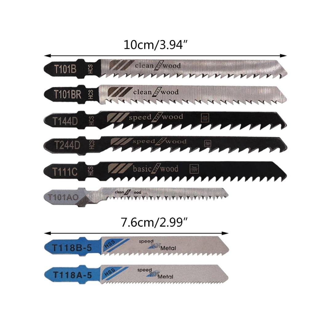 lanema 70pcs Assorted Jigsaws Blading Set Carbon Steel for Woodworking Aluminum Cutting