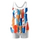 thumbnail image 5 of Trajes de baño Amzcrzy Tankini para mujer, trajes de baño, trajes de baño, bikini, traje de baño conservador para mujer, estampado, talla grande, traje de baño dividido de dos piezas, naranja, 2XL, 5 of 5