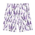 thumbnail image 4 of joogoo Lavender Flower Girls Lined Shorts Bike Dance Bottoms 6T, 4 of 7