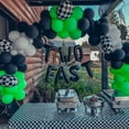 thumbnail image 2 of Globos de aluminio de 16 pulgadas con temática de carreras de autos, dos globos de aluminio rápidos, decoración para fiesta de cumpleaños de niños, baby shower, suministros para fiesta de pista de car, 2 of 5