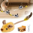 thumbnail image 1 of Seyotauo Interactive Cat Toy Automatic Moving Mouse with Remote Control Electronic Squeaky Pet Exercise Toy for Indoor Play and Hunting Stimulation, 1 of 4