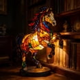thumbnail image 6 of YiJuHui Vintage horse Night Light Home Decor,Bohemian Resin Decorative Bedside Lamp,Retro Painting Table Lamp Nightlight for Bedroom Decoration, Gift for Animal Lovers,Friends and Familys, 6 of 6