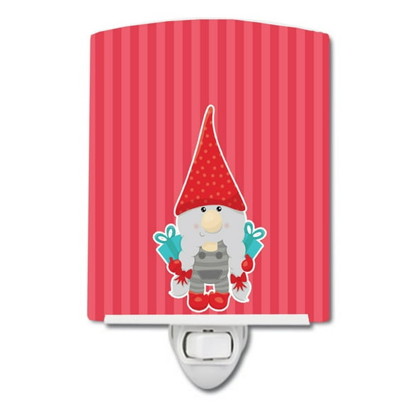 Merry Christmas Gnome Ceramic Night Light