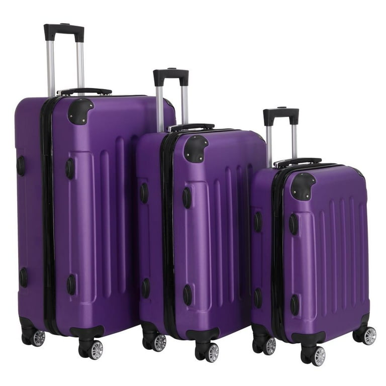 SamyoHome 3 Piece Luggage Suitcase Set, Spinner Travel