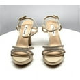 thumbnail image 5 of Nina Womens Saralyn Metallic Open Toe Dress Sandals, 5 of 5