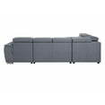 thumbnail image 6 of ACME Hanley Sleeper Sectional Sofa with Storage in Gray Fabric, 6 of 7