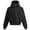 Black, variant on Chbgutlmr Sweatshirts for Men Zipper down Long Sleeve Hoodies High Neck Loose Casual Sports Outwear Jacket with Pockets