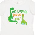 thumbnail image 4 of Inktastic My Cousin Loves Me Dinosaur Boys or Girls Toddler T-Shirt, 4 of 5