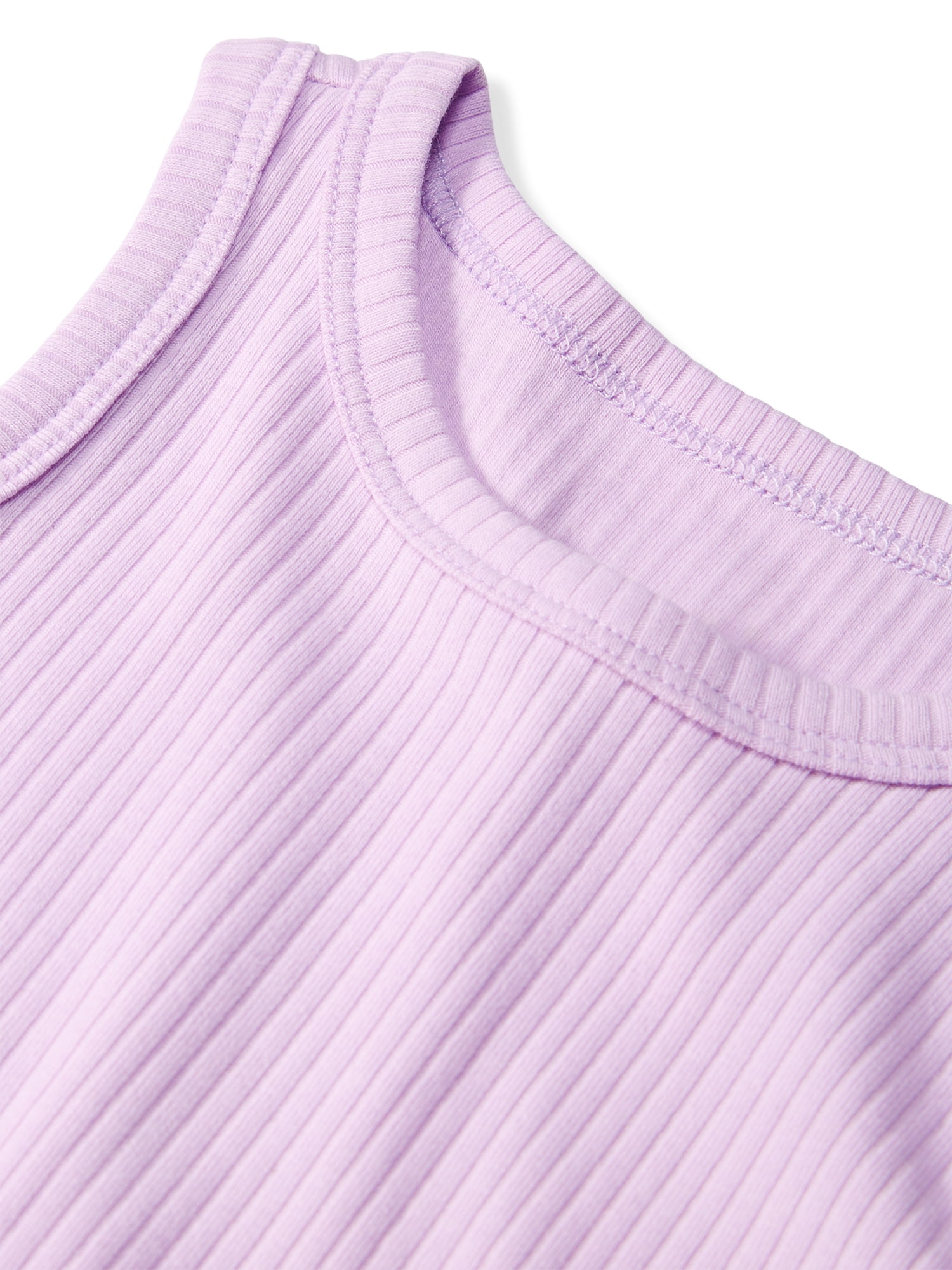 Garanimals Newborn, Baby & Toddler Girl Cotton Solid Tank Tops, 4‑Pack, Sizes 0-6T